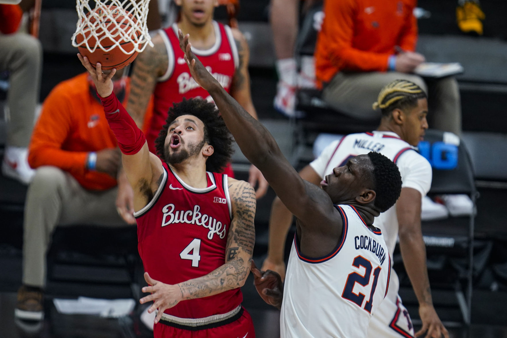 B10 Ohio St Illinois Basketball
